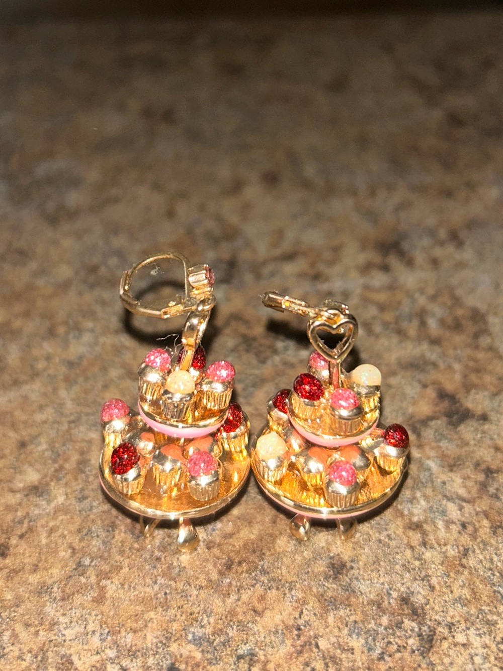 Betsy Johnson Cupcake Tray Earrings